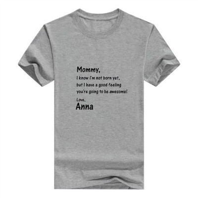 

Baby Gifts For All Personalized Baby Name Note For Mom Infant Mans T-Shirt