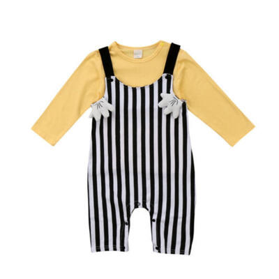 

Newborn Kids Baby Boys Girls Duck Tops Romper Bodysuit Pants Outfits Set Clothes