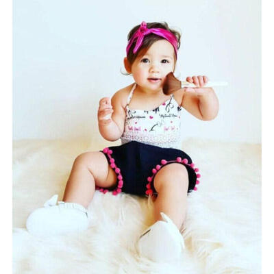 

UK Stock Newborn Infant Baby Girl Tops T-shirtPants Outfits 2Pcs Set Clothes