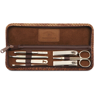 

Jingdong Supermarket 777 Nail Knife Set Nail Brush Clamp Personal Care Xiuyu Combination 7pcs Set TS-1540C Pink