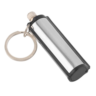 

Survival Camping Emergency Fire Starter Flint Match Lighter With KeyChain