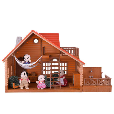 

Jingdong Supermarket] Senbeier family girl gifts every family toy simulation doll doll - leisurely wooden house SYFC28818