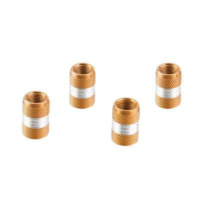 

Tire/Rim Valve/Wheel Air Port Dust Cover Stems Caps For Car 4 X Aluminum