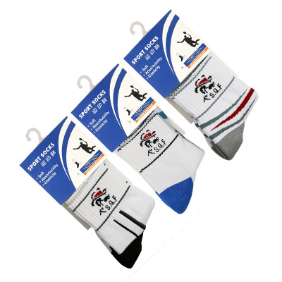 

Star Square Square socks men&women socks in the tube at the end of the movement of leisure cotton socks three pairs of equipment 891