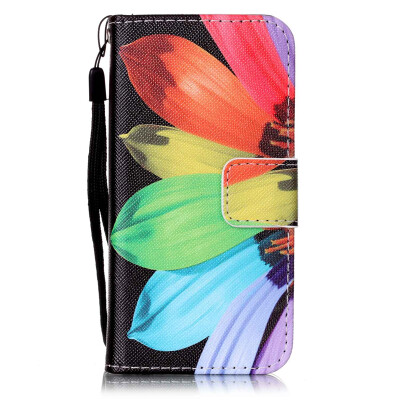 

Sunflower Design PU Leather Flip Cover Wallet Card Holder Case for IPHONE 5