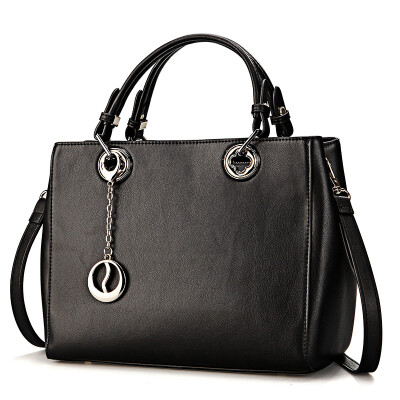 

Seven wolves SEPTWOLVES handbags fashion trend ladies handbag simple solid color shoulder bag black 2A3355051-01