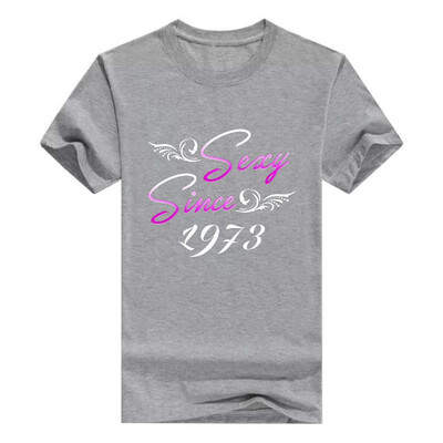 

45th Birthday Gifts idea Sexy Since 1973 45 Years Old Men Tshirt