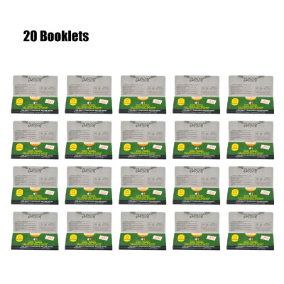 

78mm 50pcsbooklet Natural 100 Transparent Rolling Paper Slow Burning Hand Rolled Cigarette Papers 48 BookletsBoxGold