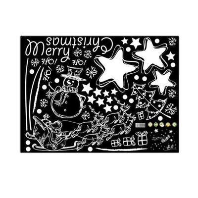 

UpperX Wall Stickers merry christmas background wall decoration Removable D 45 cm x 60 cm