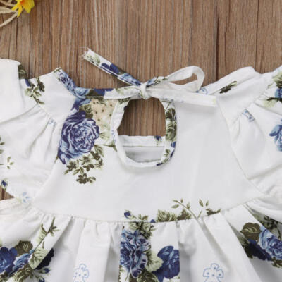 

Newborn Infant Baby Girls Floral Tops Dress Harem Shorts Pants Summer Clothes AU