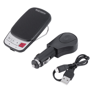 

Portable Multipoint Wireless Bluetooth Handsfree Car Sun Visor Speaker Phone
