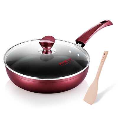 

Jingdong Supermarket Cooking Big Emperor Bottom Pot Non-stick pot 26cm Less oil frying pan Wok fried Steak Pancakes Omelet frying pan Induction Cooker Gas Gas stove fire Universal pots WG44587