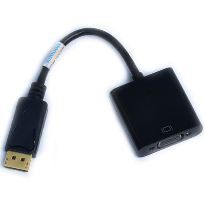 

Sanba (SANBAO) SDV-10 Displayport to VGA cable / dp to vga line DP to VGA может быть многоэкранным отображением черного