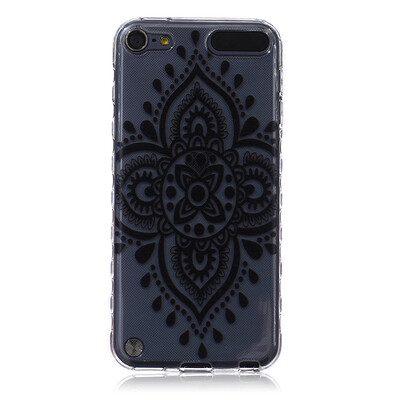 

Black Chinese knot Pattern Soft Thin TPU Rubber Silicone Gel Case Cover for iPod Touch 56