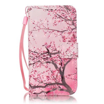 

Cherry blossom Design PU Leather Flip Cover Wallet Card Holder Case for SAMSUNG G360