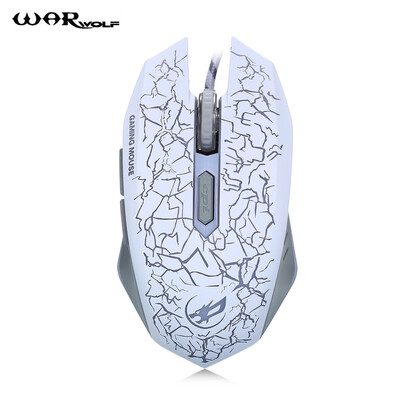 

Warwolf Q7 Gaming Mouse Adjustable DPI with Colorful LED Light