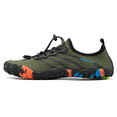 

2018 Men Woman Quick-Drying Aqua Shoes Summer Outdoor Wading Shoes Swimming Slipper On Surf Beach Skin Sock Striped Water Shoes