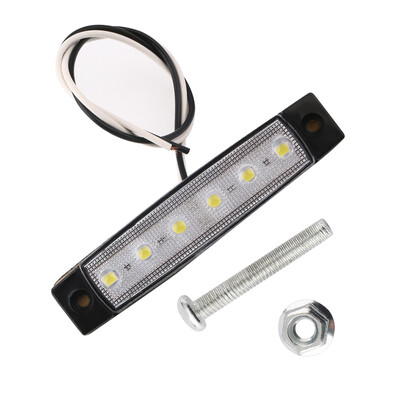 

12V 6 LED грузовой автомобиль с прицепом Клиренс боковой габарит Погружной Light Ширина лампы
