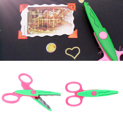 

DIY Photo Album Handmade Craft Laciness Scissors for Photo Card Decorative