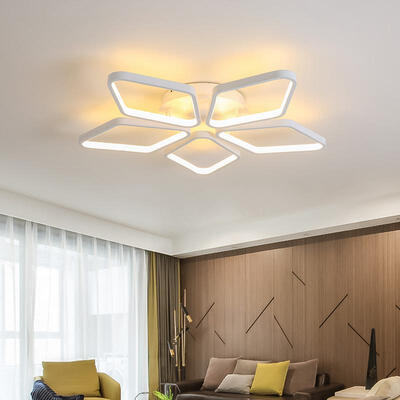 

Modern Nature White LED Acrylic Flush Mount Ceiling Light for Living Kids Bedrooms Dining Room