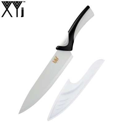 

Stainless Steel Kitchen Knife XYj 8 inch Chef Knife Simple Design Knives Non Stick Cooking Color Coating Blade Cooking Tools