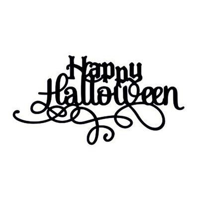 

UpperX Metal Cutting Dies For happy Halloween Scrapbooking Steel Craft Die Cut Creative Stamp Embossing Cards Stencil