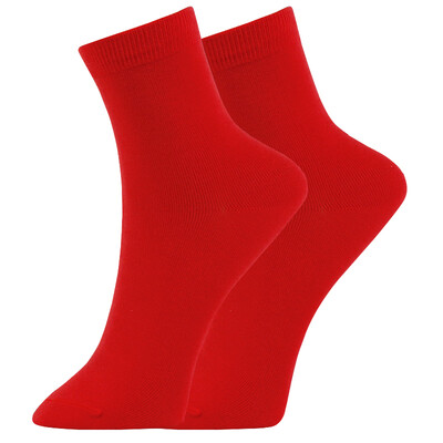 

Red beans 2 pairs of socks socks casual cotton socks solid color knitting fancy Fortune in the tube socks H7W018