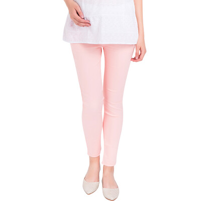 

Aibo Pregnant Women Pregnant Leggings Pregnant Women Pants Trousers Pencil Pants Maternity M403 Pink