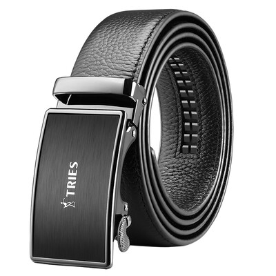 

Talent belt mens leather suede leather mens automatic buckle belt business casual leather belt A3008-1 black