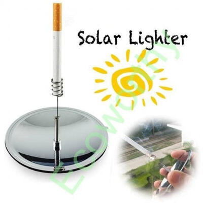 

New Solar Cigarettes Lighter Windproof Cigarette Tobacco Camping Lighters Gift