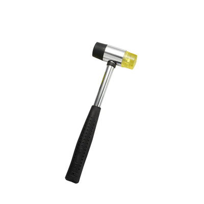 

Multifunctional Double Face Rubber Hammer with Plastic Coated Grip Mallet Detachable Household Hand Leather Wood Crafts DIY Tools