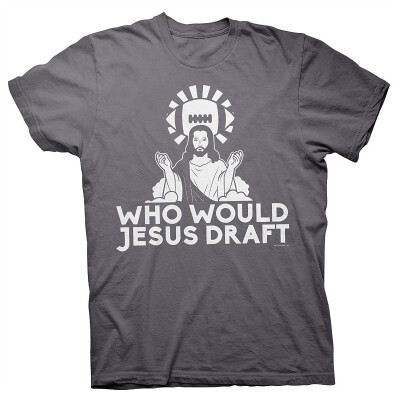 

Who Would Jesus Draft - ORIGINAL - Fantasy Football WWJD T-Shirt