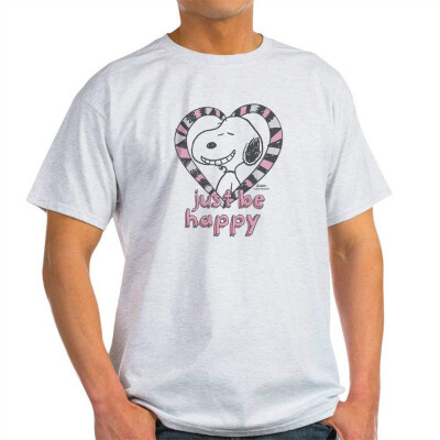 

CafePress - Peanuts Snoopy Snoopy Just Be Happy T-Shirt - 100 Cotton T-Shirt