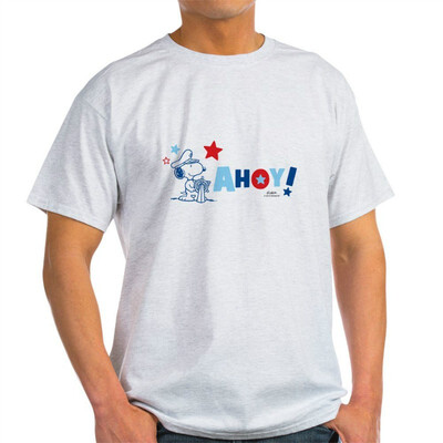 

CafePress - Peanuts Snoopy Snoopy AHOY T-Shirt - 100 Cotton T-Shirt