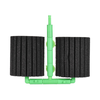 

Aquarium Double Head Biochemical Sponge Water Filter for Aquarium Fish Tank Fry Shrimp Breeding Water Pump Accessory