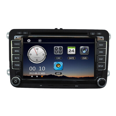 

Universal Car 7" 1080P HD DVD Player GPS Navigation BT Car Radio 2 Din in Dash Car PC Stereo Head Unit for VW Volkswagen Free Map