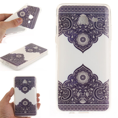 

Diagonal totem Pattern Soft Thin TPU Rubber Silicone Gel Case Cover for SAMSUNG GALAXY J5 2017/J530