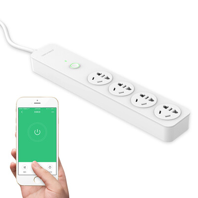 

Ou Ruibo ORVIBO COCO smart plug panel remote control smart timing child protection door GB 3 plug Wifi socket smart home