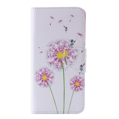 

Pink Dandelion Design PU Leather Flip Cover Wallet Card Holder Case for SAMSUNG A72016