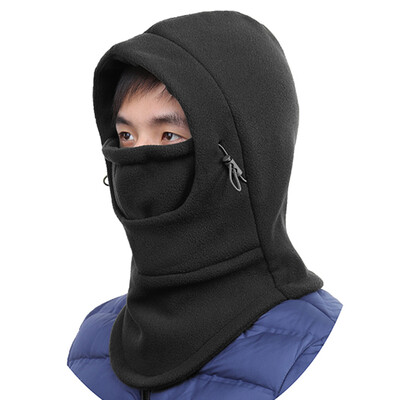 

Ai Kewa IKEWA LFM03 outdoor winter windproof warm fleece hat men&women thickened cs mask hood riding fleece flying tiger cap neck black