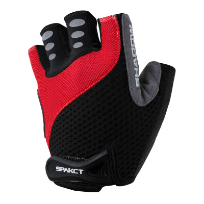 

Sparkct (SGK01) Thunderbolt ride riding gloves summer cool shorts bike gloves red  code