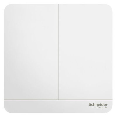 

Schneider Schneider switch socket switch panel double open dual control switch 16A is still series mirror porcelain white