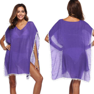 

Womens Summer Beach Bikini Cover Up Kaftan Swimwear Beachwear Dresses AU Stock