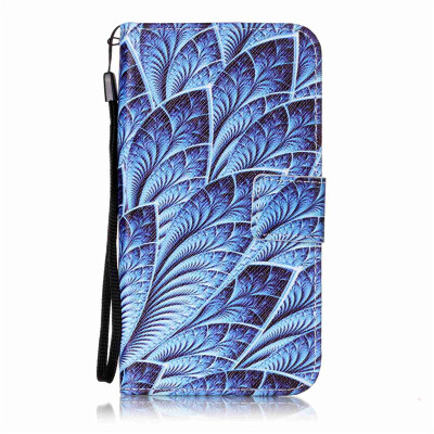 

Blue Dazzle Design PU Leather Flip Cover Wallet Card Holder Case for HTC Desire 626