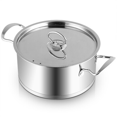 

9 Yang Joyoung 24cm soup pot stainless steel three layers of the end of the European pots TGG2401