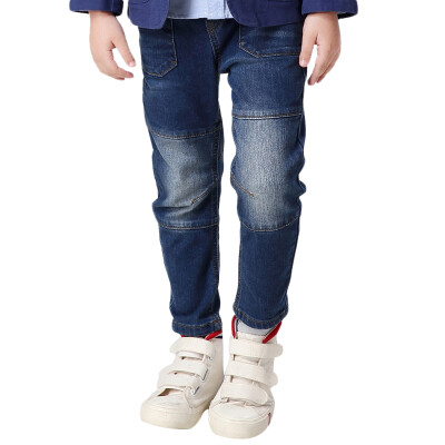 

Xin Song boys fashion stitching jeans in the big children Spring&Autumn cowboy casual trousers pants E061B 14060