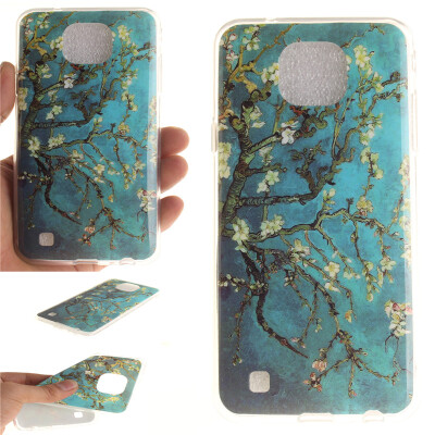 

Apricot tree Pattern Soft Thin TPU Rubber Silicone Gel Case Cover for LG X Cam