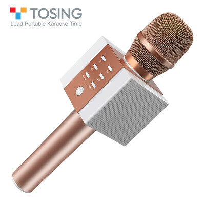 

Tosing 2019 New 008 3 in 1 Handheld Karaoke Microphone with One Button to Remove Original Singsing Function Sing Anytime TF card