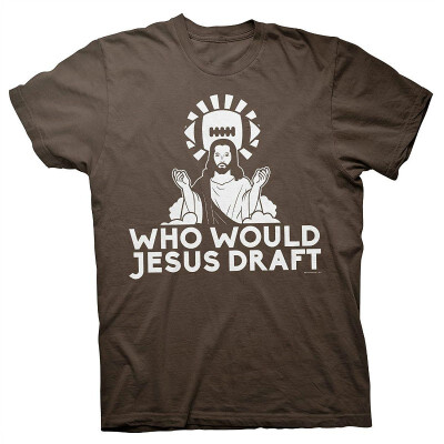 

Who Would Jesus Draft - ORIGINAL - Fantasy Football WWJD T-Shirt