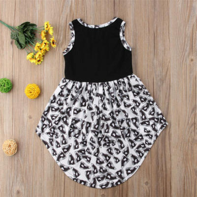 

Kids Baby Girls Floral Irregular Party Pageant Birthday Dress Sundress Clothes